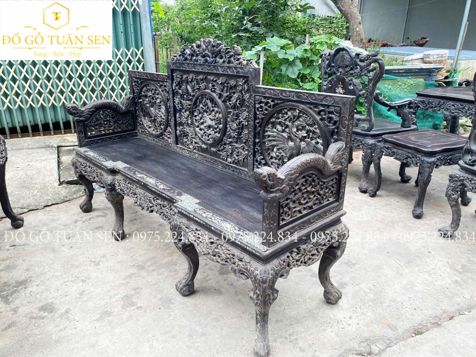 Đồ gỗ Tuân Sen nơi chế tác bàn ghế trường kỷ gỗ đẹp